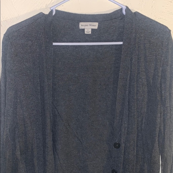 Dark Gray Cardigan - Picture 2 of 2